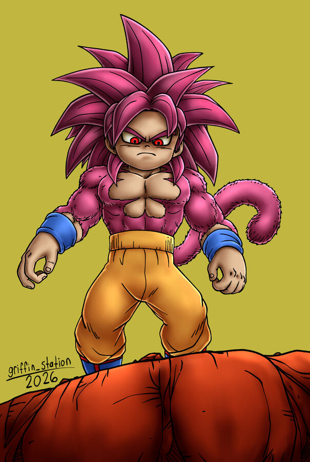 Daima SSJ4 Kid Goku